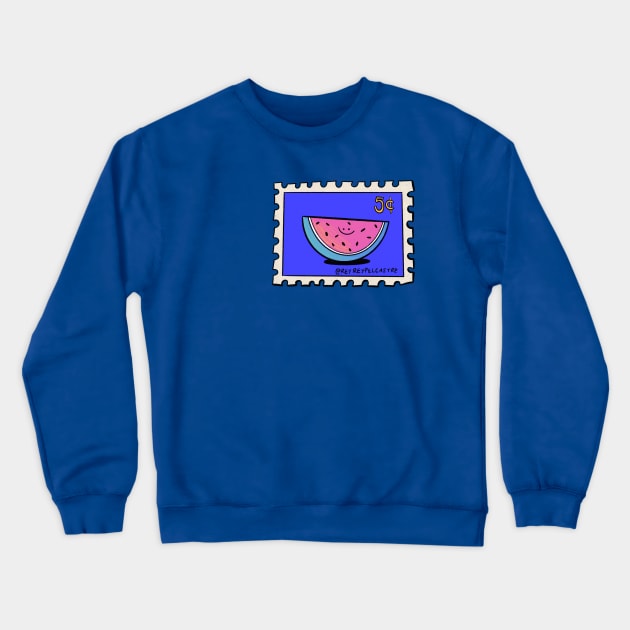 Watermelon Crewneck Sweatshirt by Rey Rey